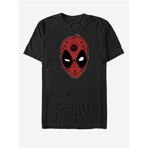 Čierne unisex tričko Marvel Deadpool Sugar Skull vyobraziť