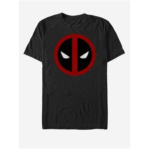 Čierne unisex tričko Marvel DeadPool Straight Away vyobraziť