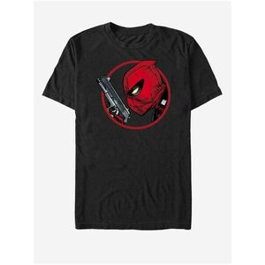 Čierne unisex tričko Marvel Dead Crest vyobraziť