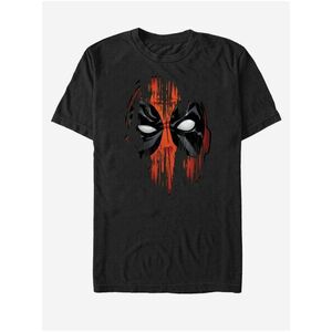 Čierne unisex tričko Marvel Painted Face vyobraziť