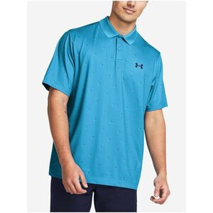 Modré pánske športové polo tričko Under Armour UA Perf 3.0 Printed Polo vyobraziť