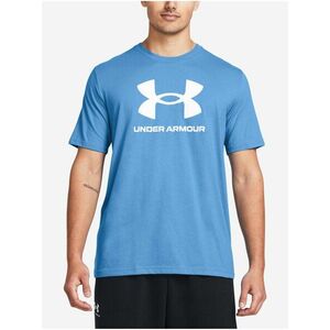 Modré pánske tričko Under Armour UA SPORTSTYLE LOGO UPDATE SS vyobraziť