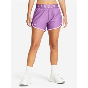 Fialové dámske kraťasy Under Armour Play Up 5in Shorts vyobraziť