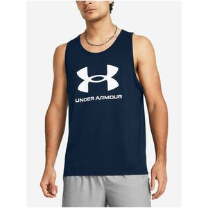 Tmavomodré pánske tielko Under Armour UA Sportstyle Logo vyobraziť