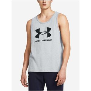 Svetlosivé pánske tielko Under Armour UA Sportstyle Logo vyobraziť