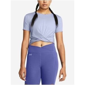 Fialové dámske tričko Under Armour Motion Crossover Crop SS vyobraziť