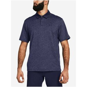 Tmavomodré pánske športové polo tričko Under Armour UA T2G Printed Polo vyobraziť