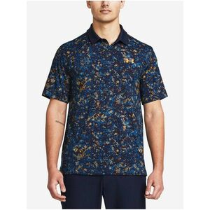 Tmavomodré pánske športové polo tričko Under Armour UA T2G Printed Polo vyobraziť