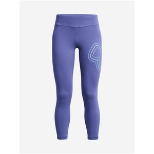 Fialové dievčenské športové legíny Under Armour Motion Branded Ankle Legging vyobraziť