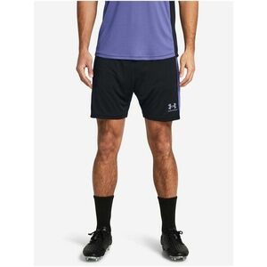 Modro-čierne pánske športové kraťasy Under Armour UA M's Ch. Knit Short vyobraziť