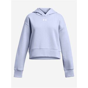 Svetlo fialová dievčenská mikina Under Armour UA Rival Fleece Crop Hoodie vyobraziť