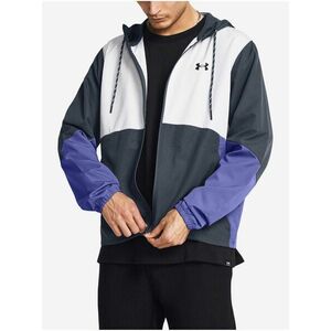 Modro-šedá pánska ľahká športová bunda Under Armour UA Legacy Windbreaker vyobraziť