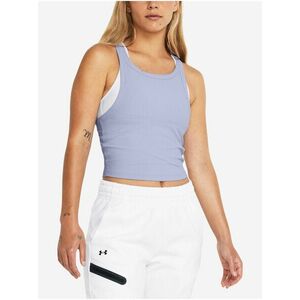 Fialové dámske tielko Under Armour Meridian Rib Crop vyobraziť