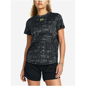 Čierne dámske vzorované tričko Under Armour UA W's Ch. Pre Train SS Print vyobraziť