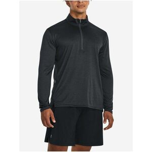 Čierne pánske tričko Under Armour UA Tech Vent 1/2 Zip vyobraziť