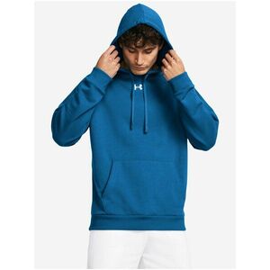 Modrá pánska mikina Under Armour UA Rival Fleece Hoodie vyobraziť