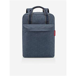 Tmavo modrý pánsky batoh Reisenthel Allday Backpack M Herringbone Dark Blue vyobraziť