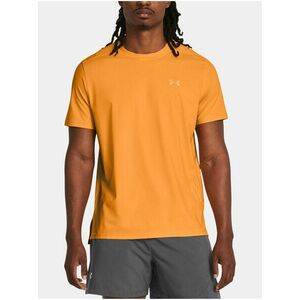 Oranžové pánske športové tričko Under Armour UA Launch Elite Shortsleeve vyobraziť