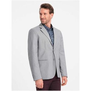 Sivé pánske sako Ombre Clothing vyobraziť