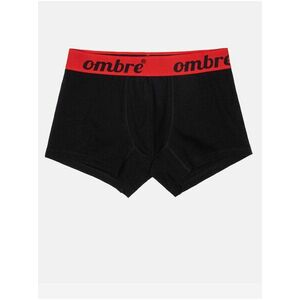 Červeno-čierne pánske boxerky Ombre Clothing vyobraziť