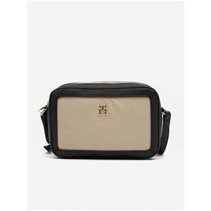 Čierno-béžová dámska crossbody kabelka Tommy Hilfiger TH Essentials S Crossover CB vyobraziť