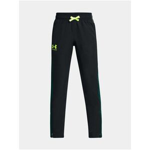 Čierne chlapčenské tepláky Under Armour UA Sportstyle Woven Pants-BLK vyobraziť