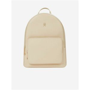 Béžový dámsky batoh Tommy Hilfiger Essential SC Backpack vyobraziť