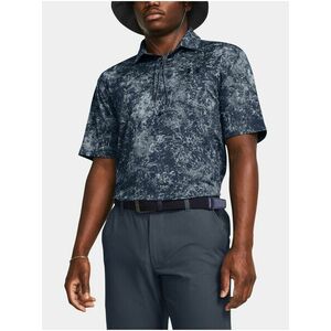 Šedé vzorované športové polo tričko Under Armour UA Perf 3.0 Printed Polo vyobraziť