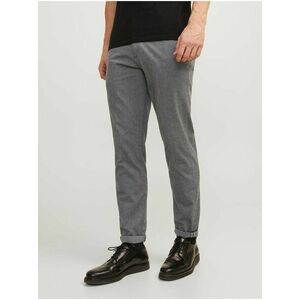 Šedé pánske chino nohavice Jack & Jones Marco vyobraziť