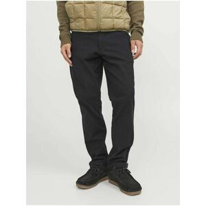 Čierne pánske chino nohavice Jack & Jones Marco vyobraziť