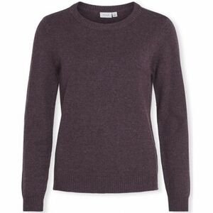 Svetre Vila Noos Ril O-Neck L/S - Plum Perfect vyobraziť