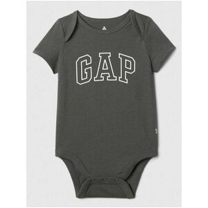 Čierne chlapčenské baby body s logom GAP vyobraziť