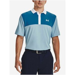 Modré pánske športové polo tričko Under Armour UA Performance 3.0 Colorblock Polo vyobraziť