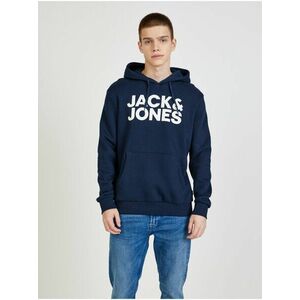 Tmavomodrá mikina Jack & Jones Corp vyobraziť