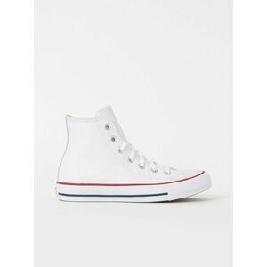 Biele kožené členkové tenisky Converse Chuck Taylor vyobraziť