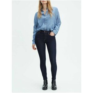 Tmavomodré dámske skinny fit rifle Levi's® 721 vyobraziť