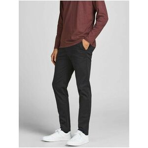 Čierne chino nohavice Jack & Jones Marco vyobraziť