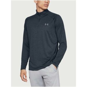 Tmavomodré športové tričko Under Armour UA Tech 2.0 1/2 Zip vyobraziť