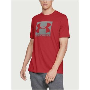 Červené tričko Under Armour UA BOXED SPORTSTYLE SS vyobraziť