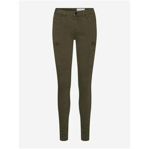 Kaki skinny fit nohavice Noisy May Lucy vyobraziť