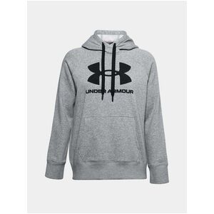 Mikina Under Armour Rival Fleece Logo Hoodie - šedá vyobraziť