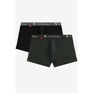 2 PACK boxerky Atlantic 2MH-1187 Černá-khaki L vyobraziť