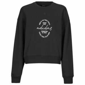 Mikiny adidas Signature Graphic Print Fleece Loose Sweatshirt vyobraziť