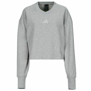 Mikiny adidas ALL SZN Ribbed V-Neck Sweatshirt vyobraziť