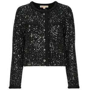 Vesty bez rukávov/Cardigany MICHAEL Michael Kors SEQUIN PKT SNAP JKT vyobraziť