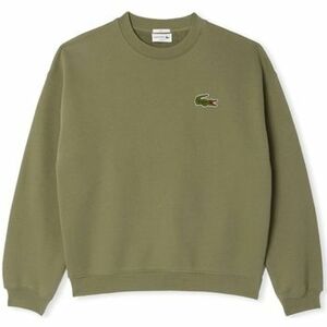 Mikiny Lacoste Loose Fit Badge Accent Sweatshirt - Vert Kaki vyobraziť