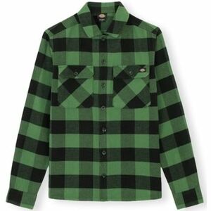 Košele s dlhým rukávom Dickies New Sacramento Shirt - Green vyobraziť