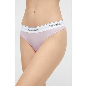 Tangá Calvin Klein Underwear fialová farba, 0000F3786E vyobraziť