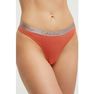 Tangá Calvin Klein Underwear oranžová farba, 000QD3539E vyobraziť