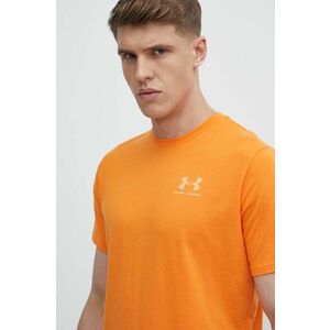 Tričko Under Armour pánske, oranžová farba, s potlačou, 1326799 vyobraziť